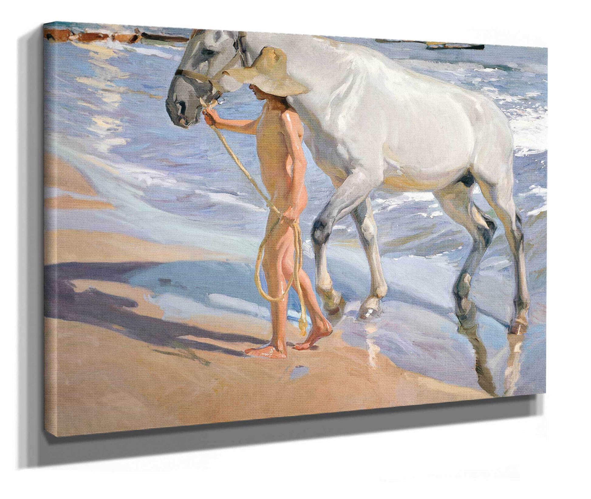 The Horses Bath by Joaquin Sorolla