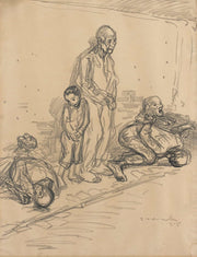 The Hostages by Theophile Alexandre Steinlen
