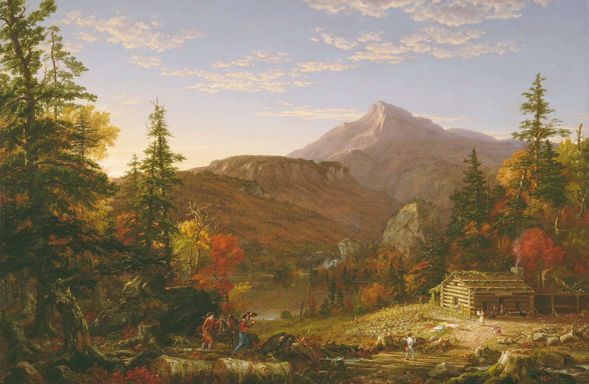 The Hunters Return by Thomas Cole