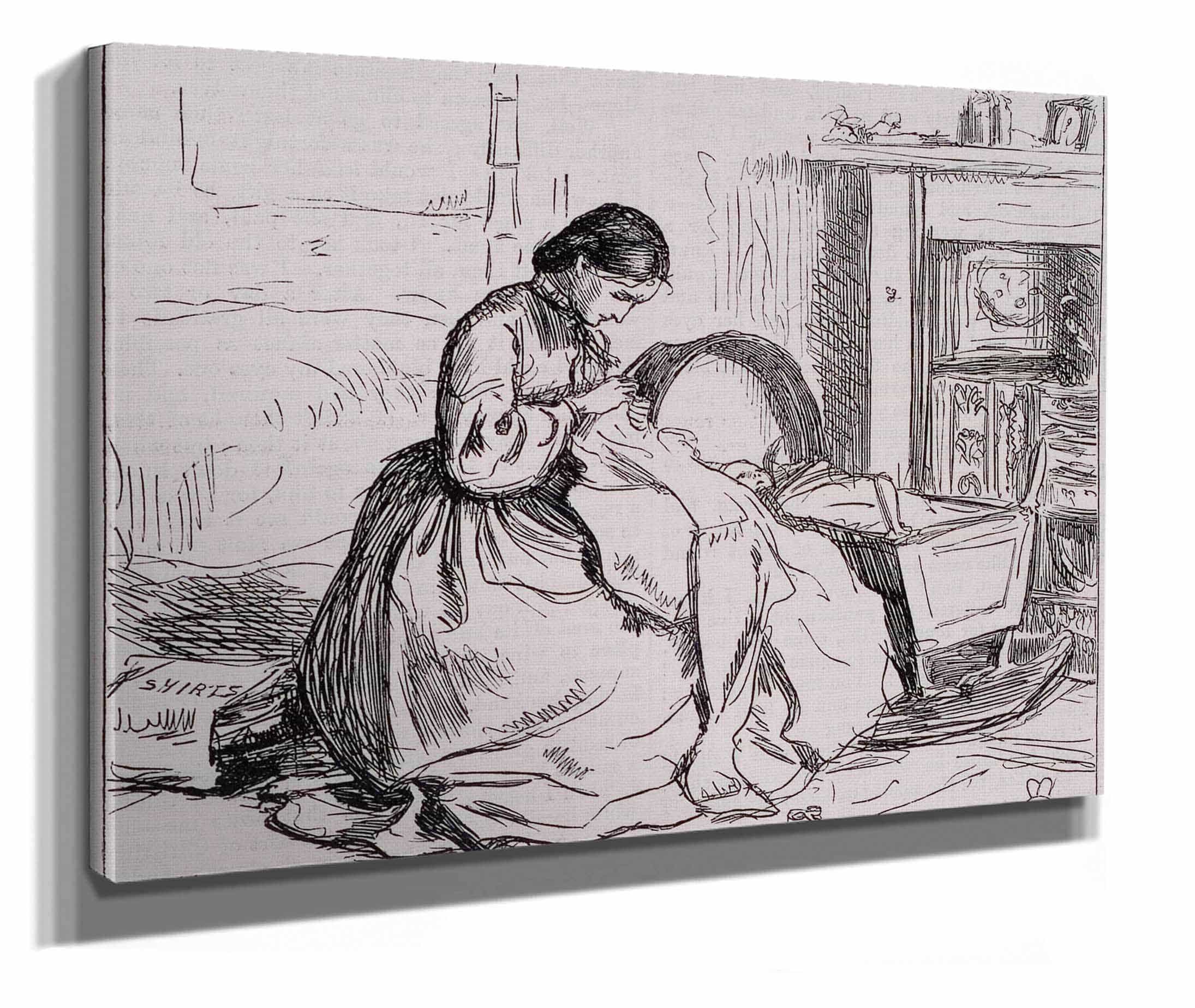 The Iceberg The Seamstress by Sir John Everett Millais