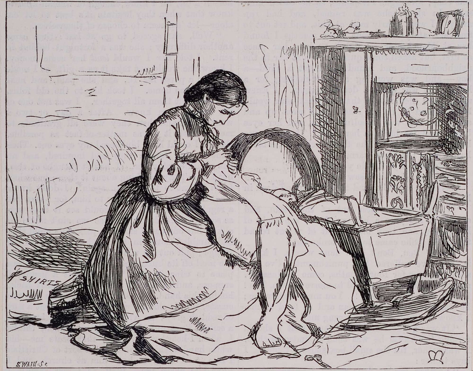 The Iceberg The Seamstress by Sir John Everett Millais