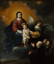 The Infant Christ Distributing Bread To The Pilgrims by Bartolome Esteban Murillo