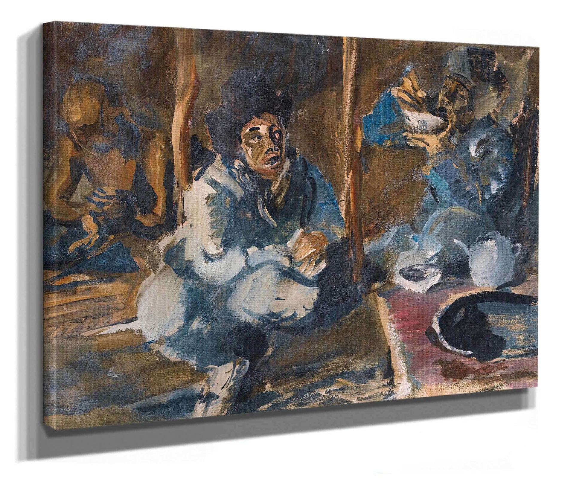 The Interior Of A Kirghiz Tent by Alexander Evgenievich Yakovlev