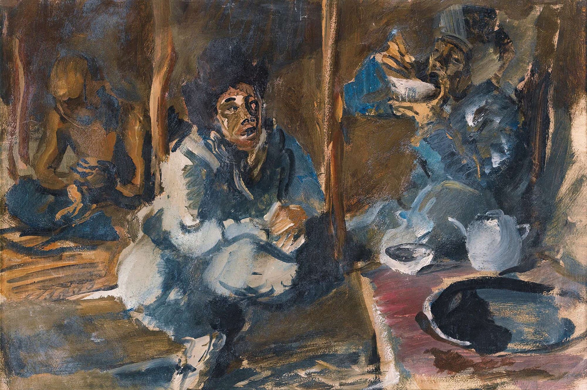 The Interior Of A Kirghiz Tent by Alexander Evgenievich Yakovlev