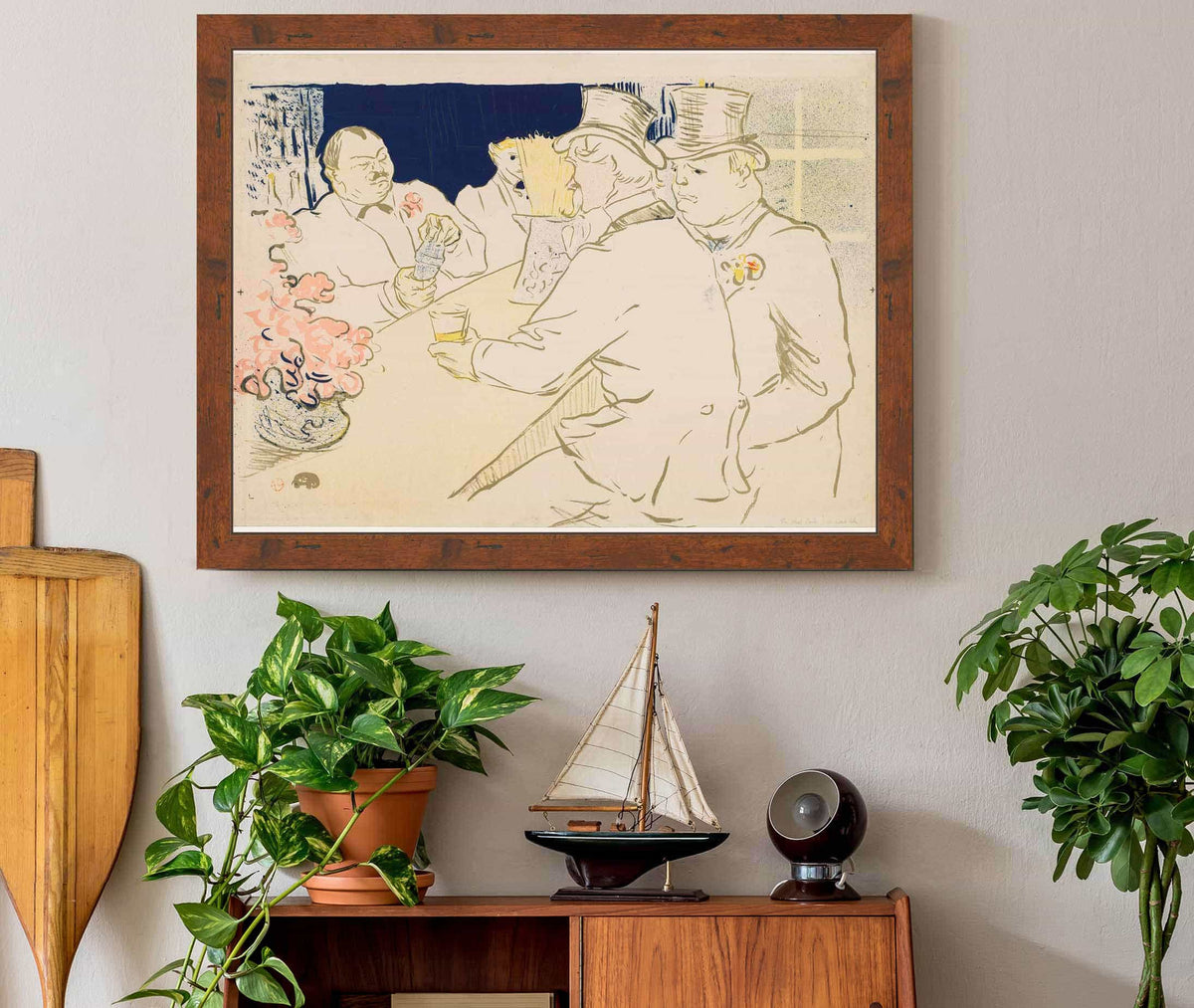 The Irish And American Bar Rue Royale by Henri De Toulouse Lautrec