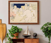 The Irish And American Bar Rue Royale by Henri De Toulouse Lautrec