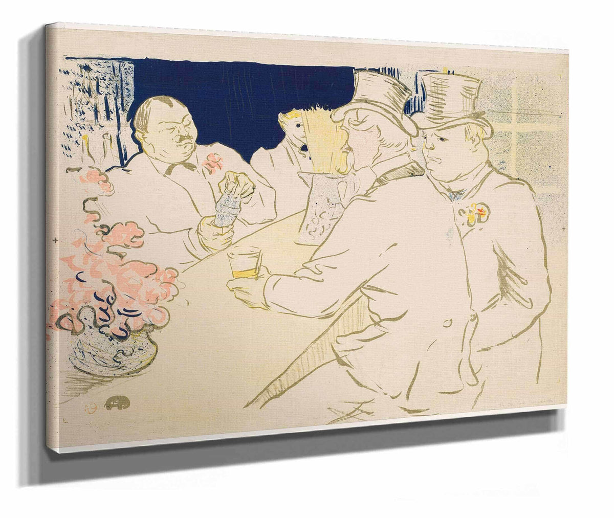 The Irish And American Bar Rue Royale by Henri De Toulouse Lautrec