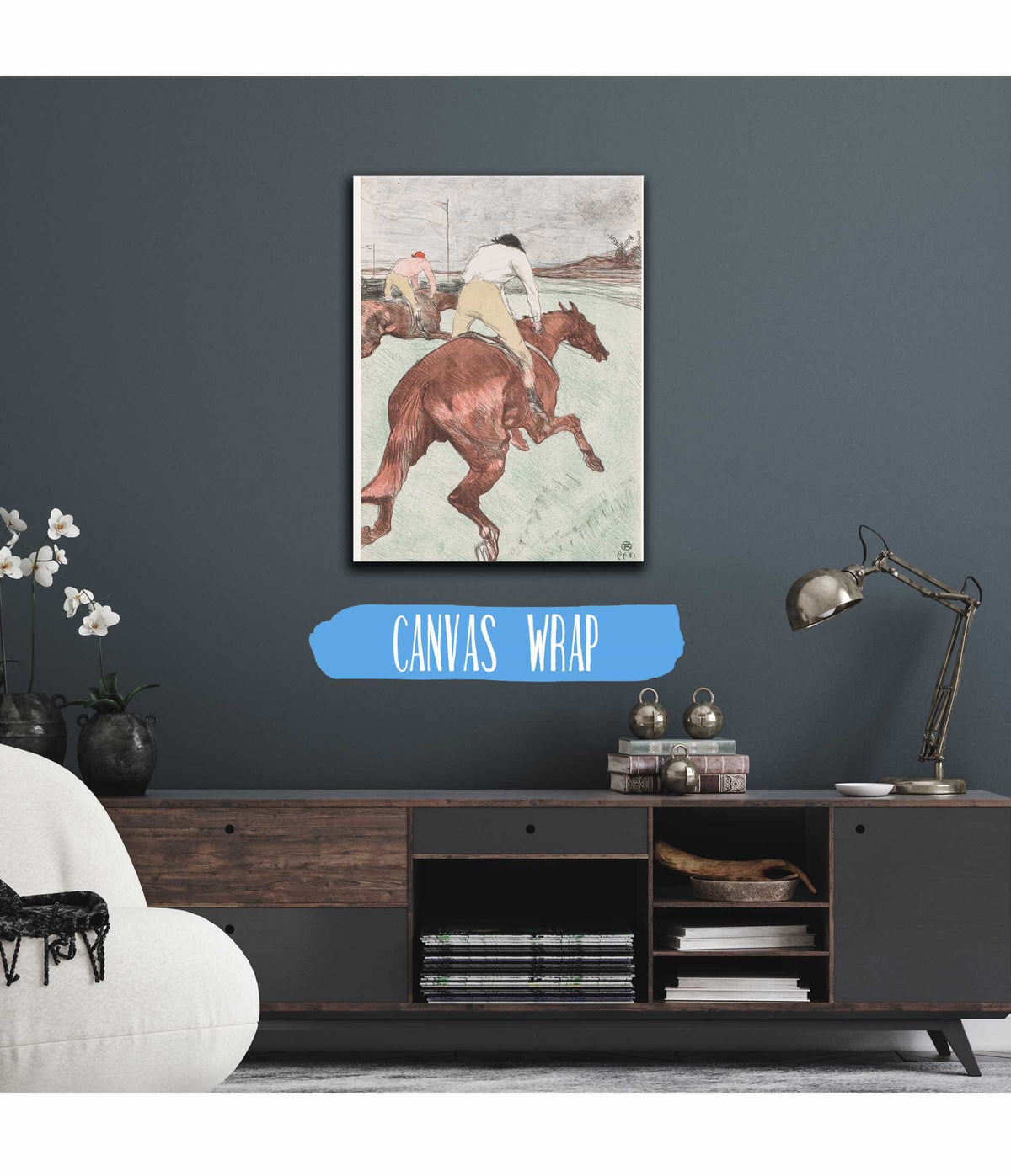 The Jockey by Henri De Toulouse Lautrec