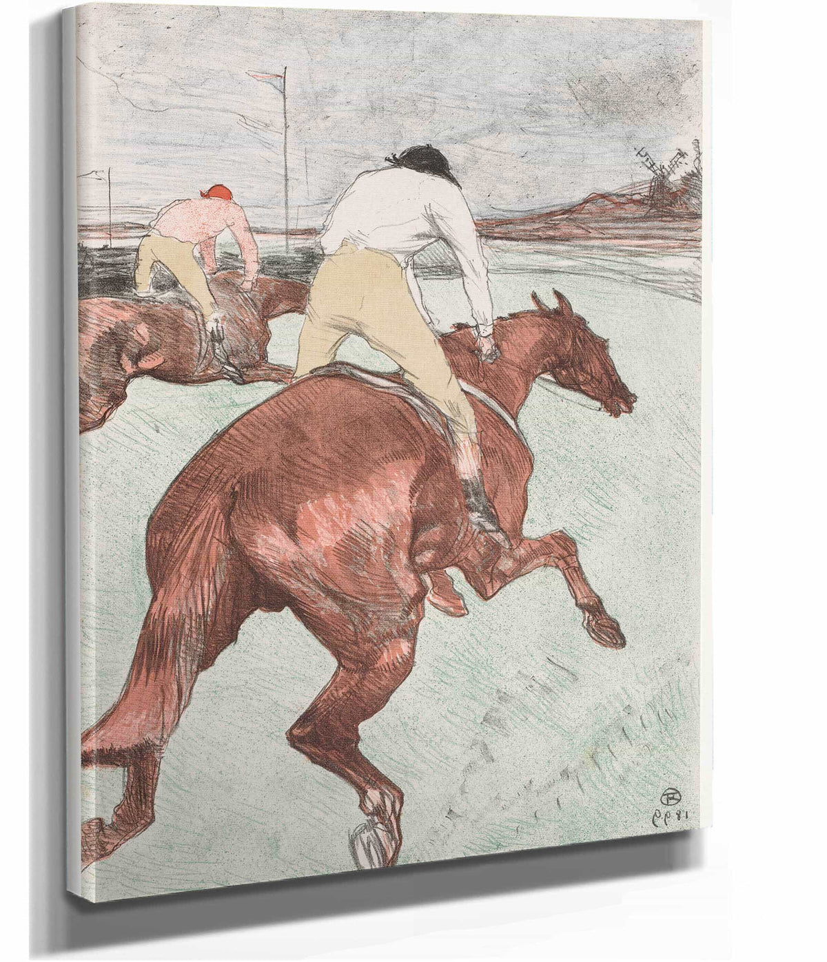 The Jockey by Henri De Toulouse Lautrec