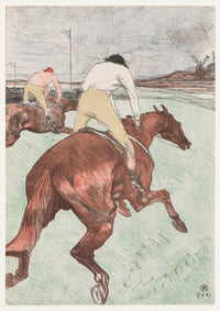 The Jockey by Henri De Toulouse Lautrec