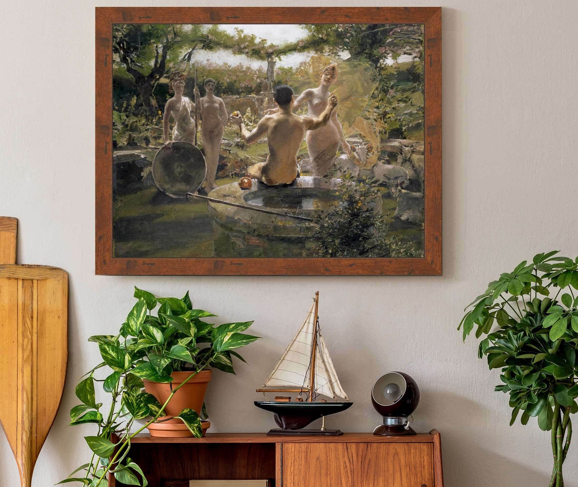 The Judgement Of Paris by Albert Von Keller