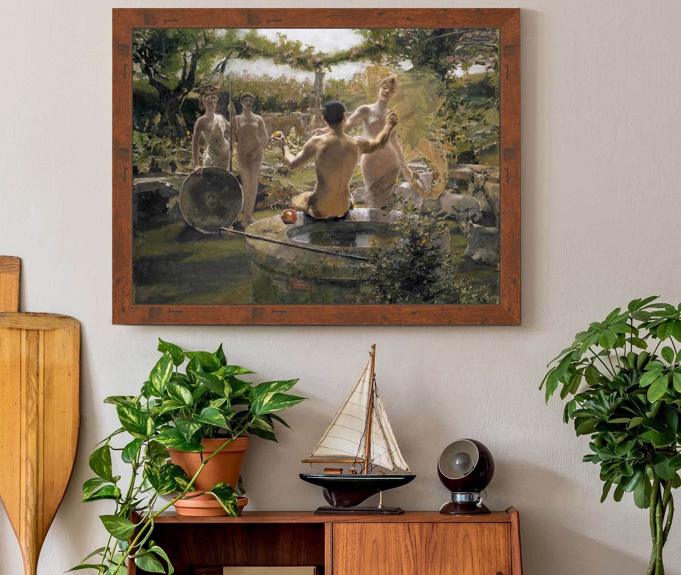 The Judgement Of Paris by Albert Von Keller