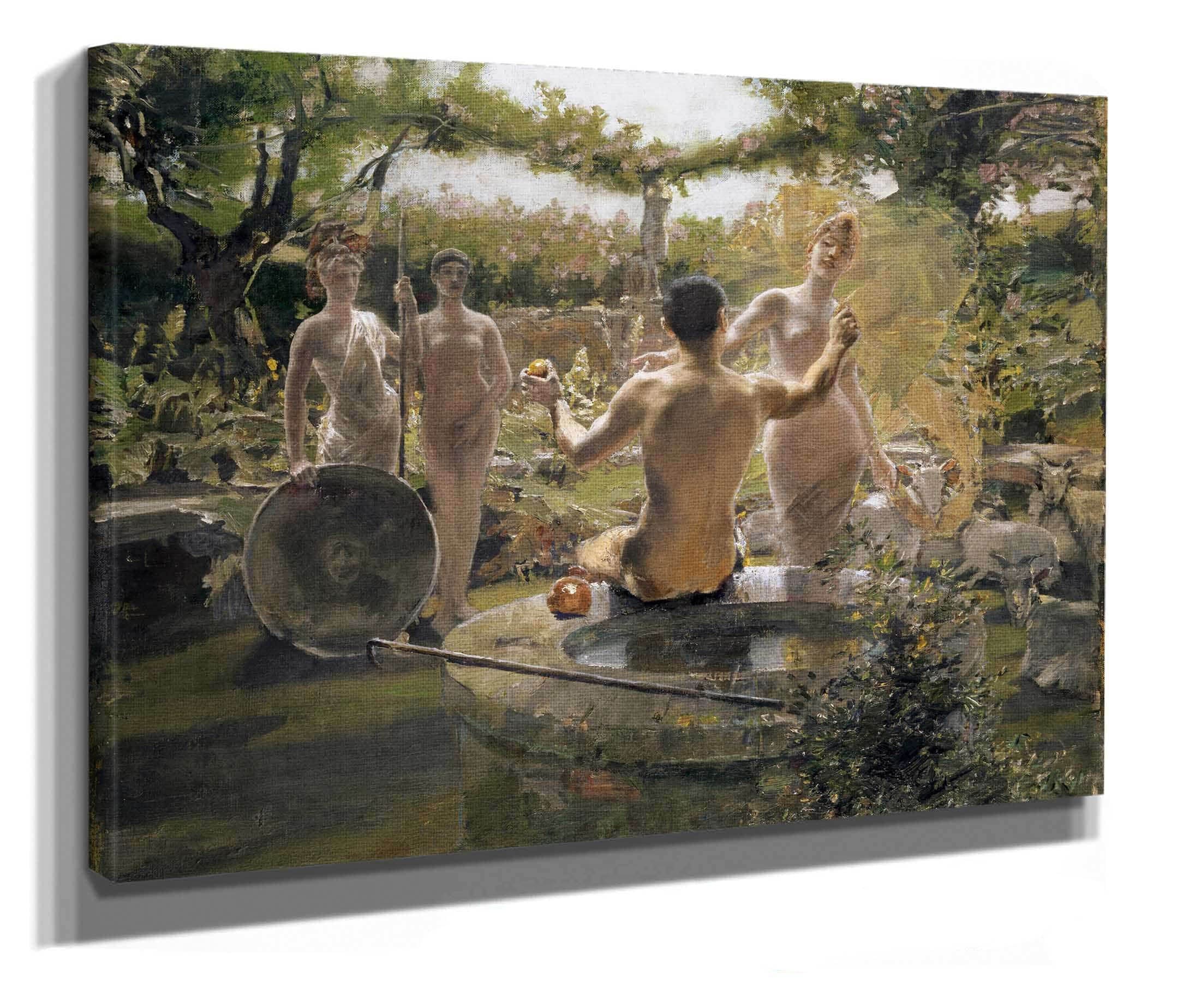 The Judgement Of Paris by Albert Von Keller