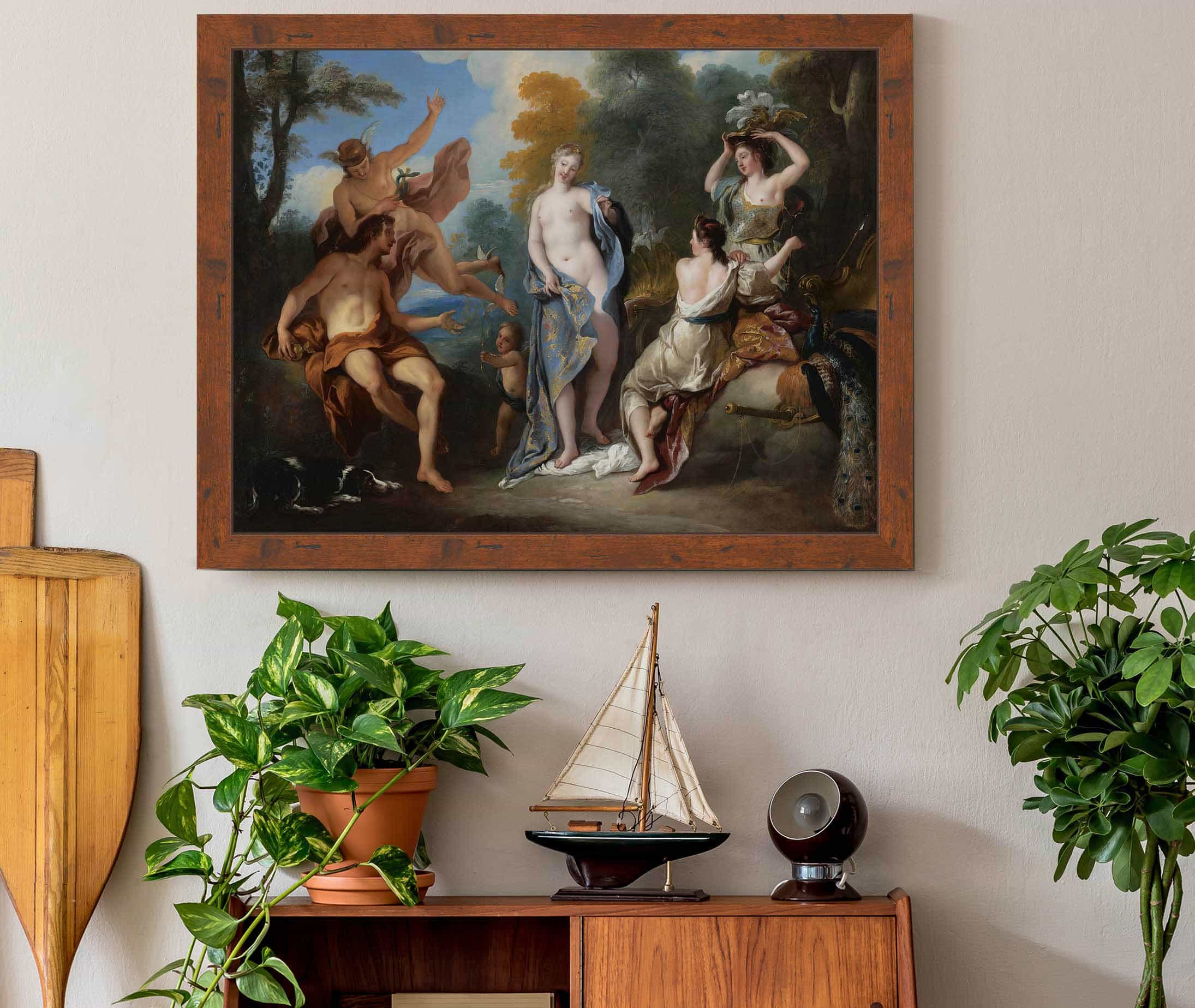 The Judgement Of Paris by Jean Francois De Troy