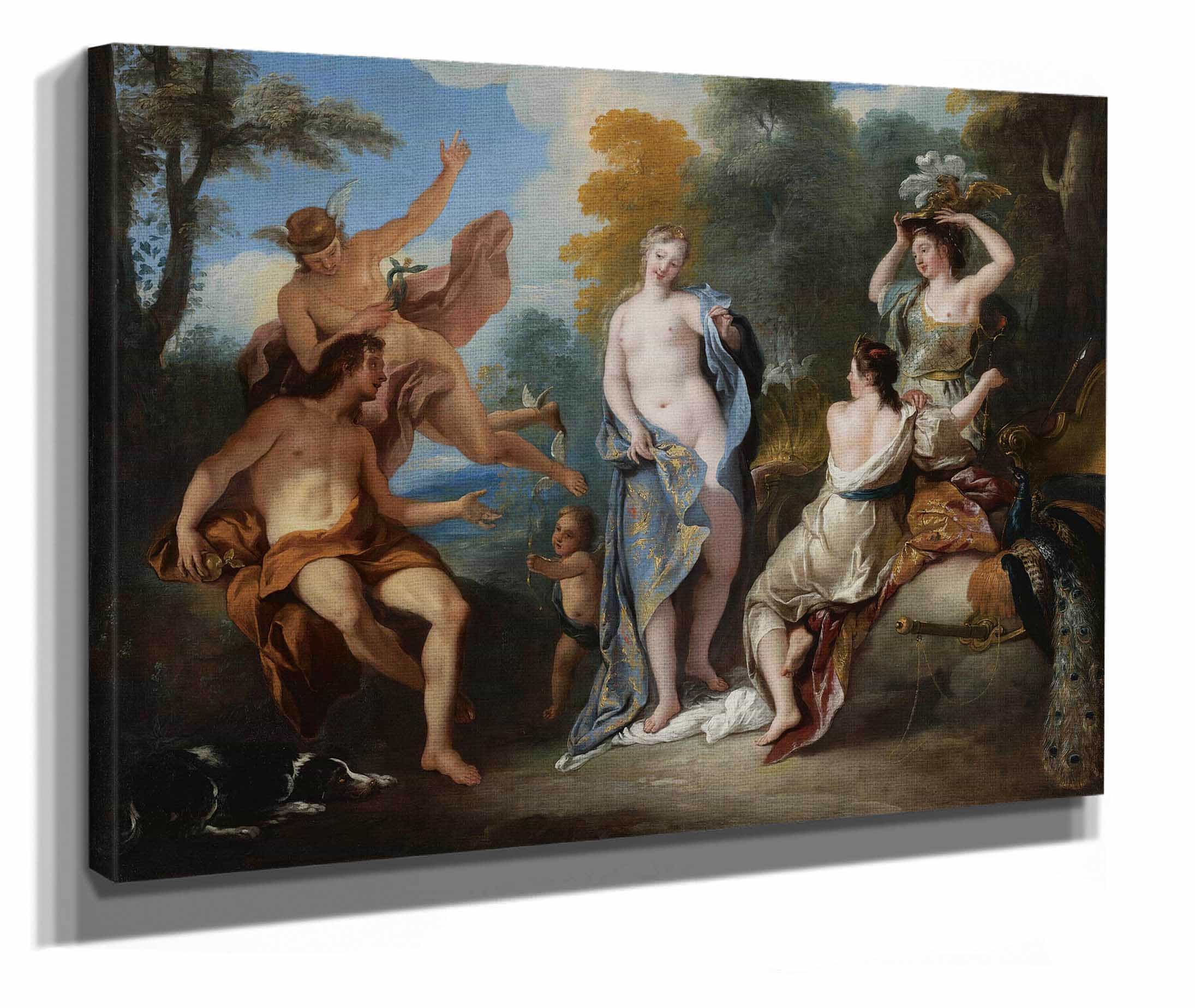 The Judgement Of Paris by Jean Francois De Troy