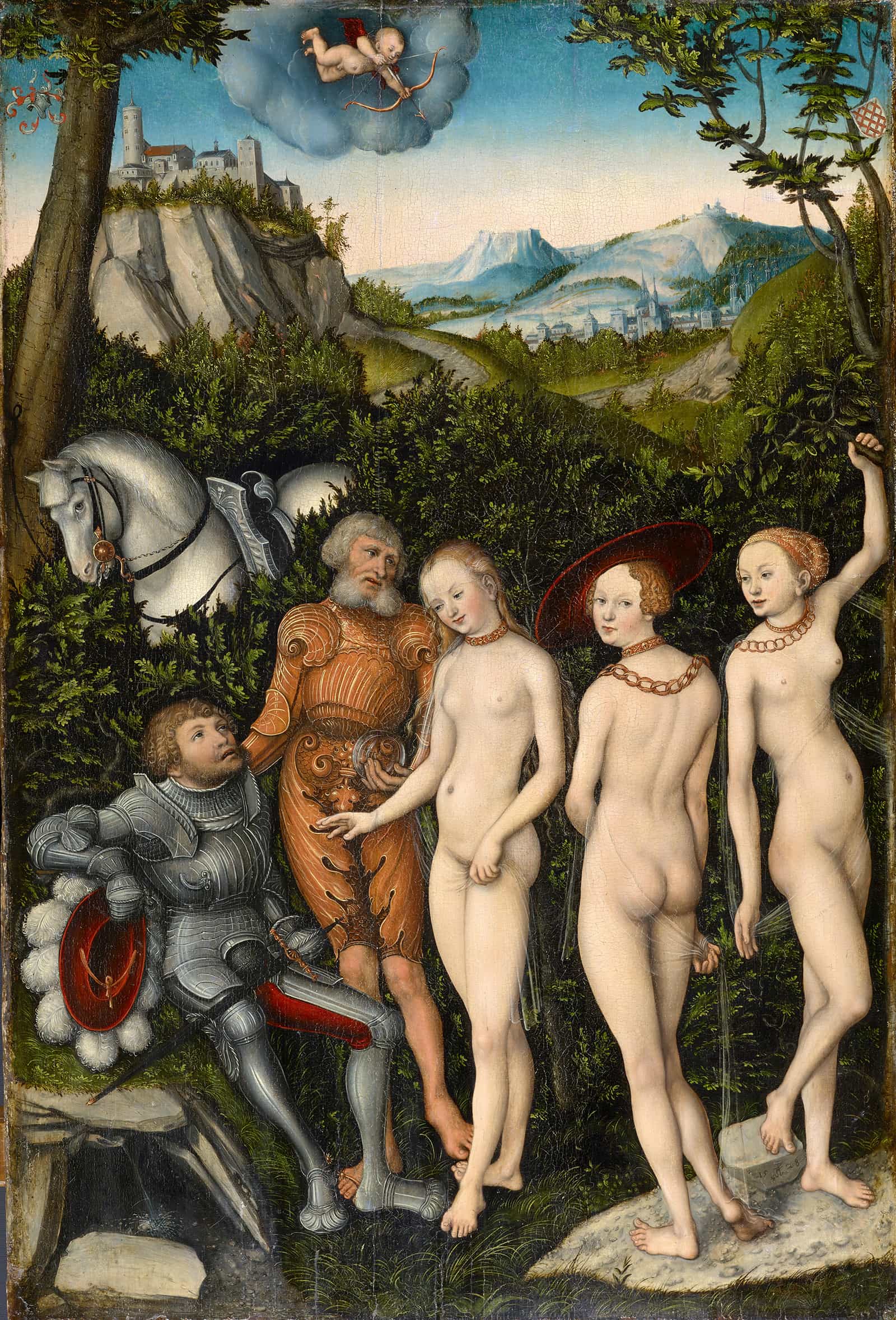 The Judgement Of Paris by Lucas Cranach The Elder