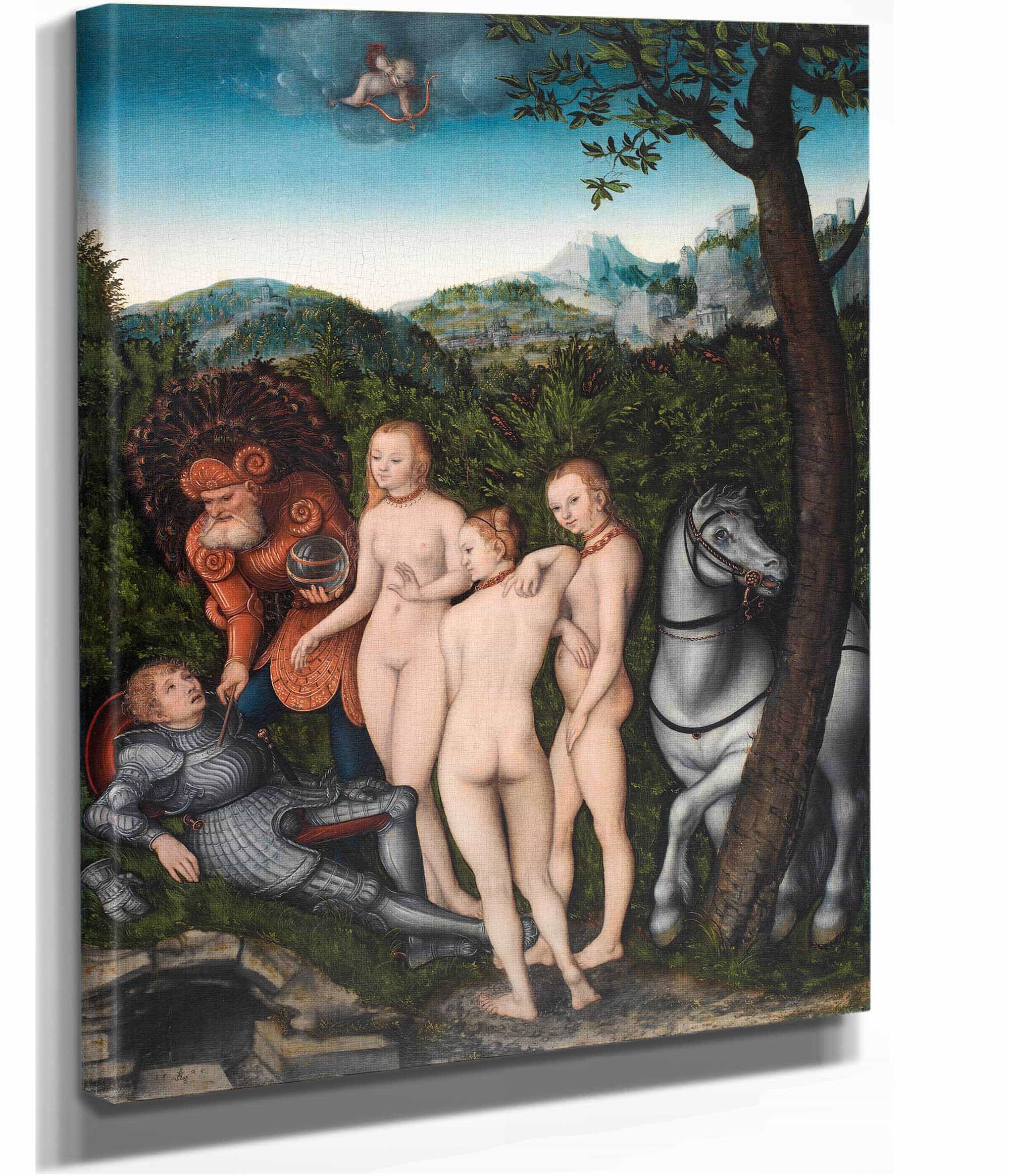 The Judgement Of Paris by Lucas Cranach The Elder