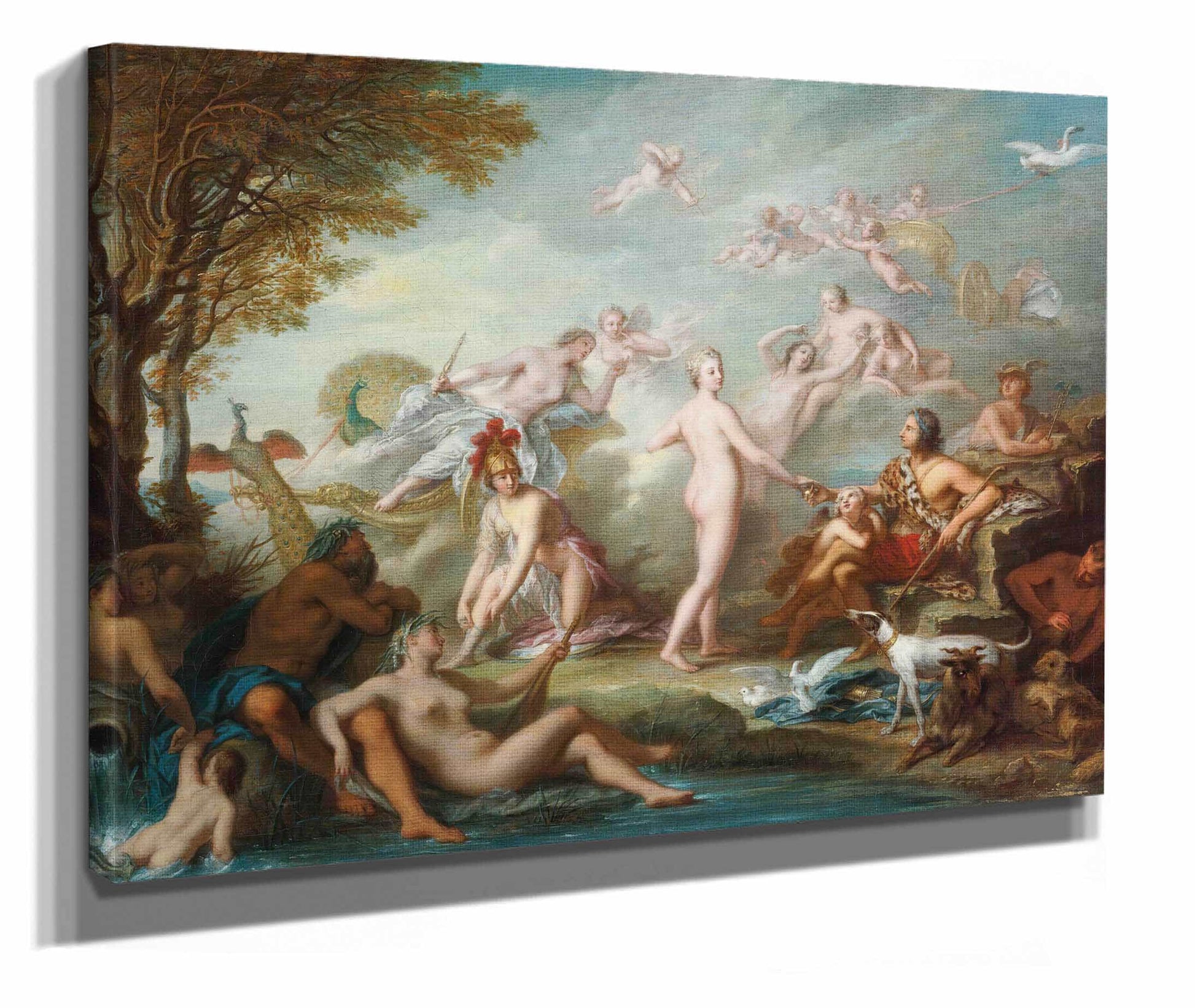 The Judgment Of Paris by Jean Marc Nattier