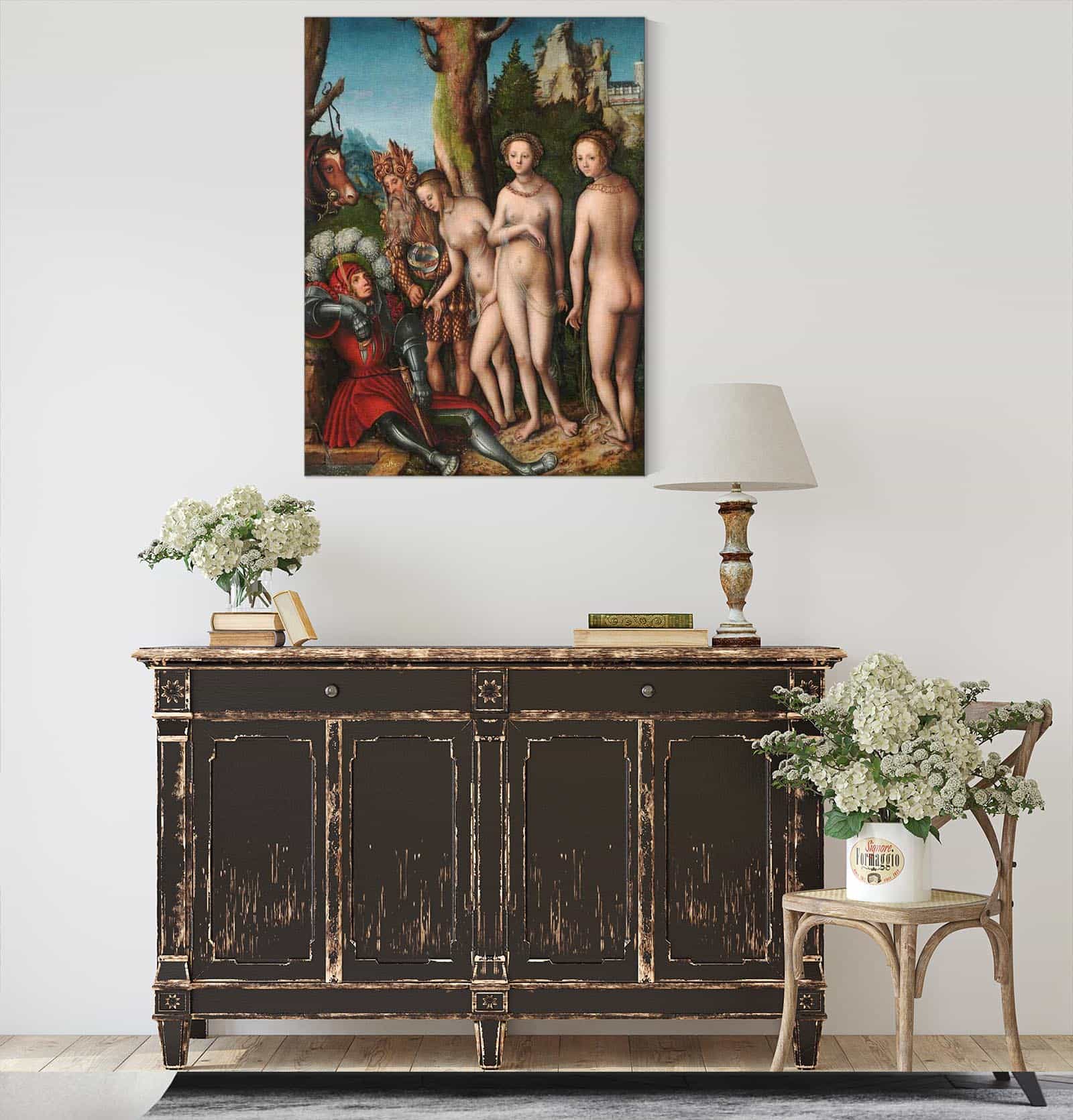The Judgment Of Paris by Lucas Cranach The Elder