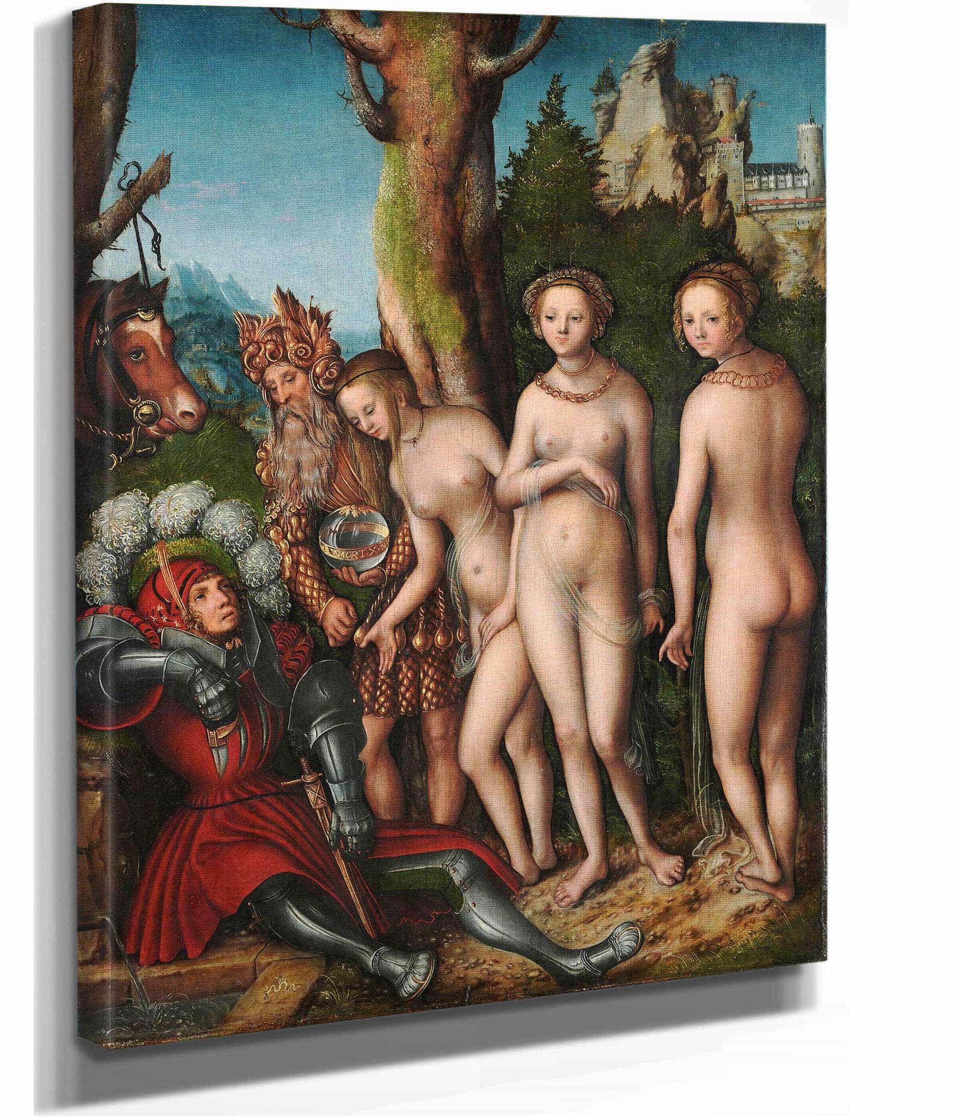 The Judgment Of Paris by Lucas Cranach The Elder