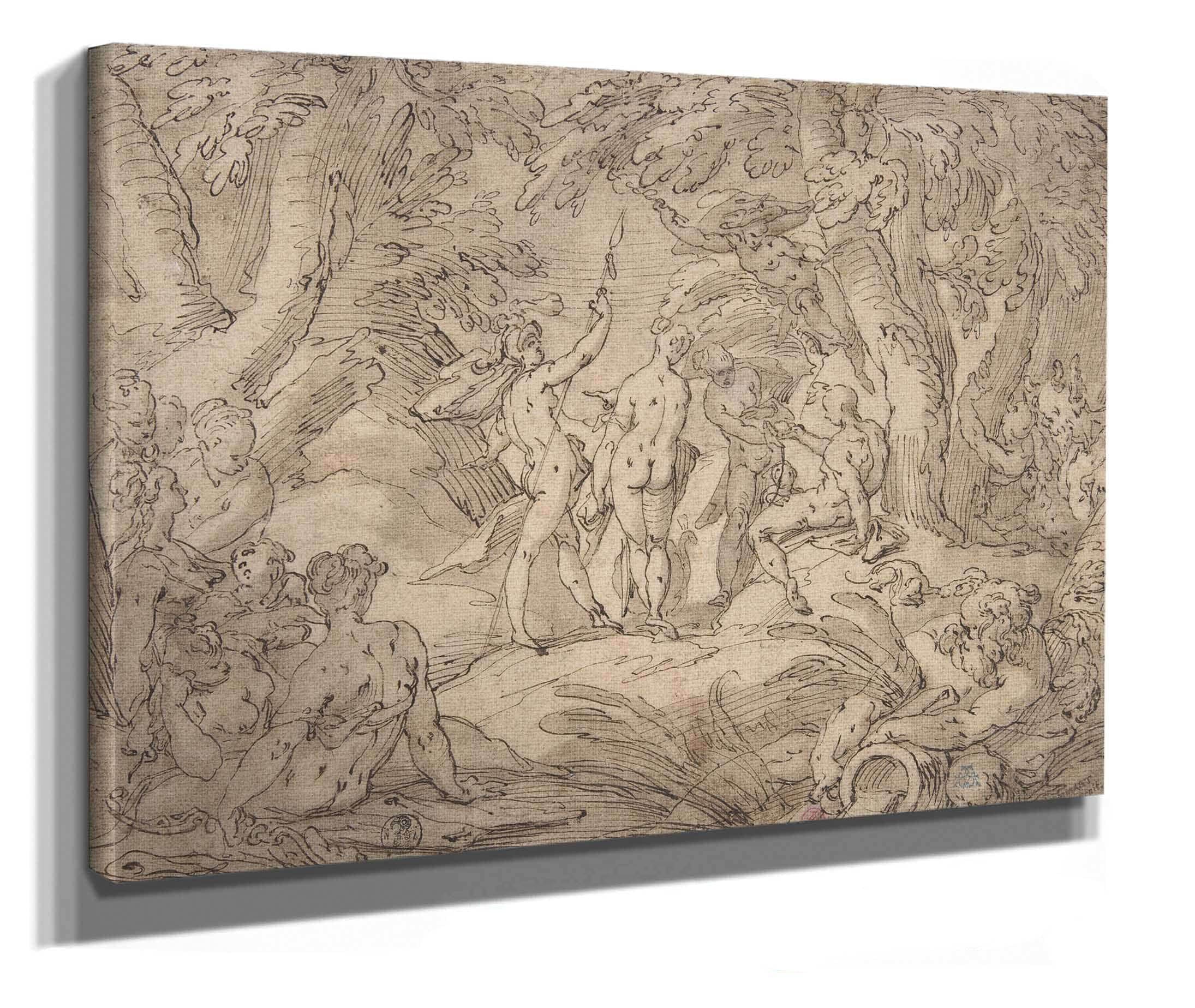 The Judgment Of Paris Th Century by Abraham Bloemaert