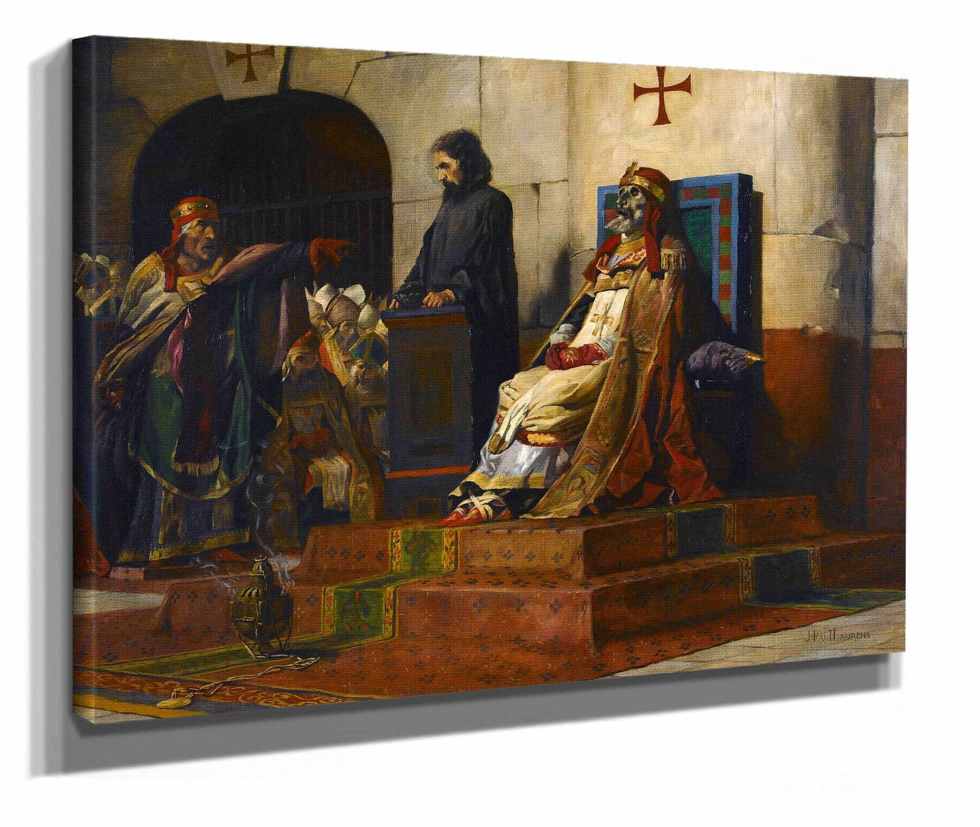 The Judgment Of Pope Formosa by Jean Paul Laurens
