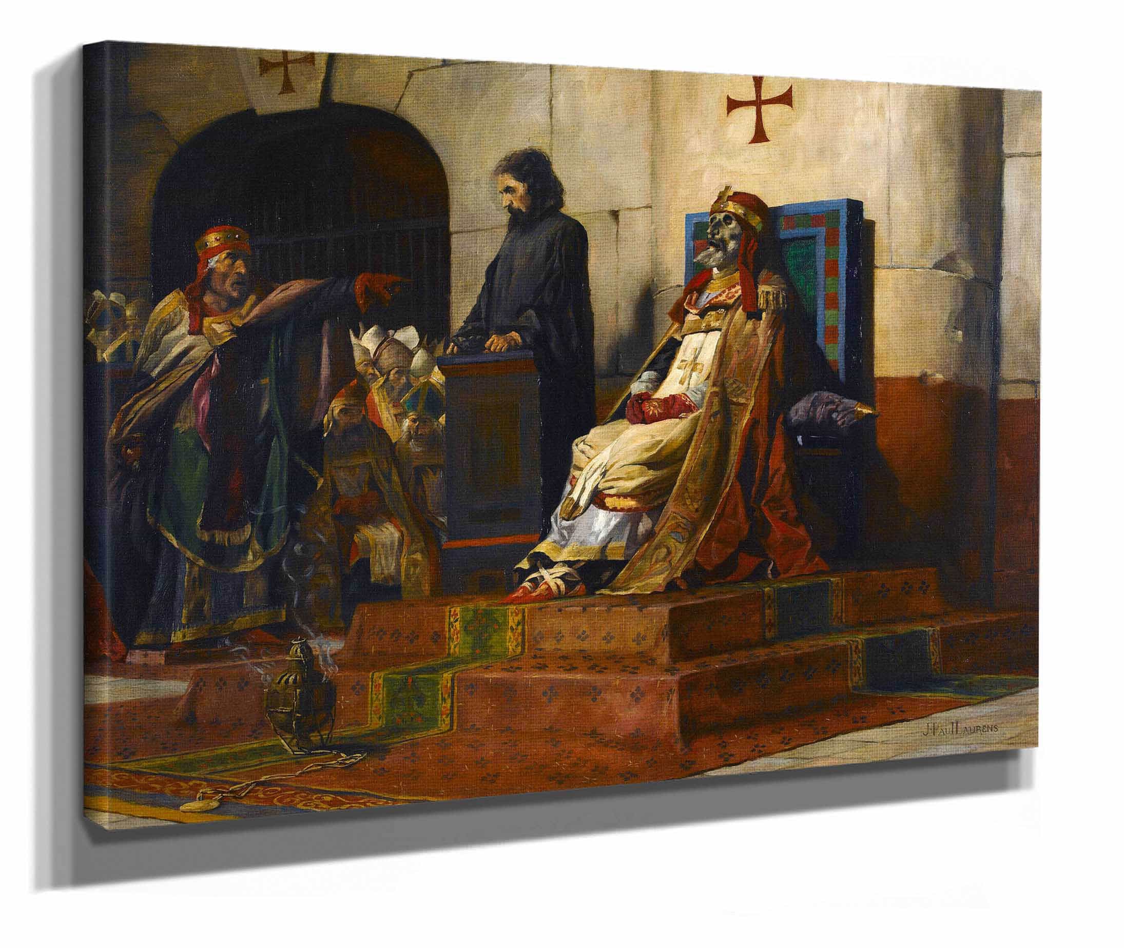 The Judgment Of Pope Formosa by Jean Paul Laurens