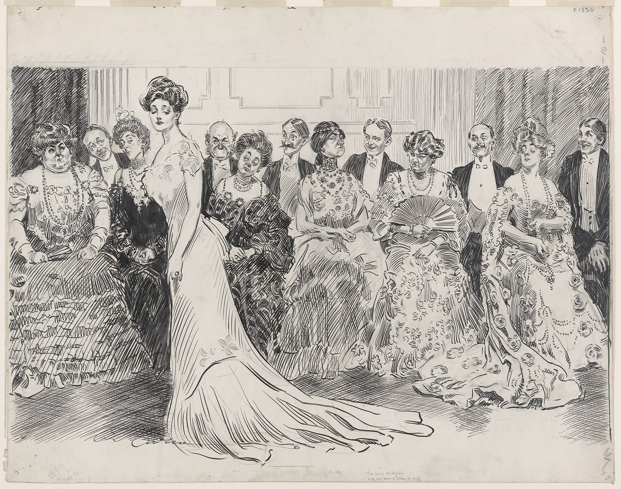 The Jury Disagrees by Charles Dana Gibson