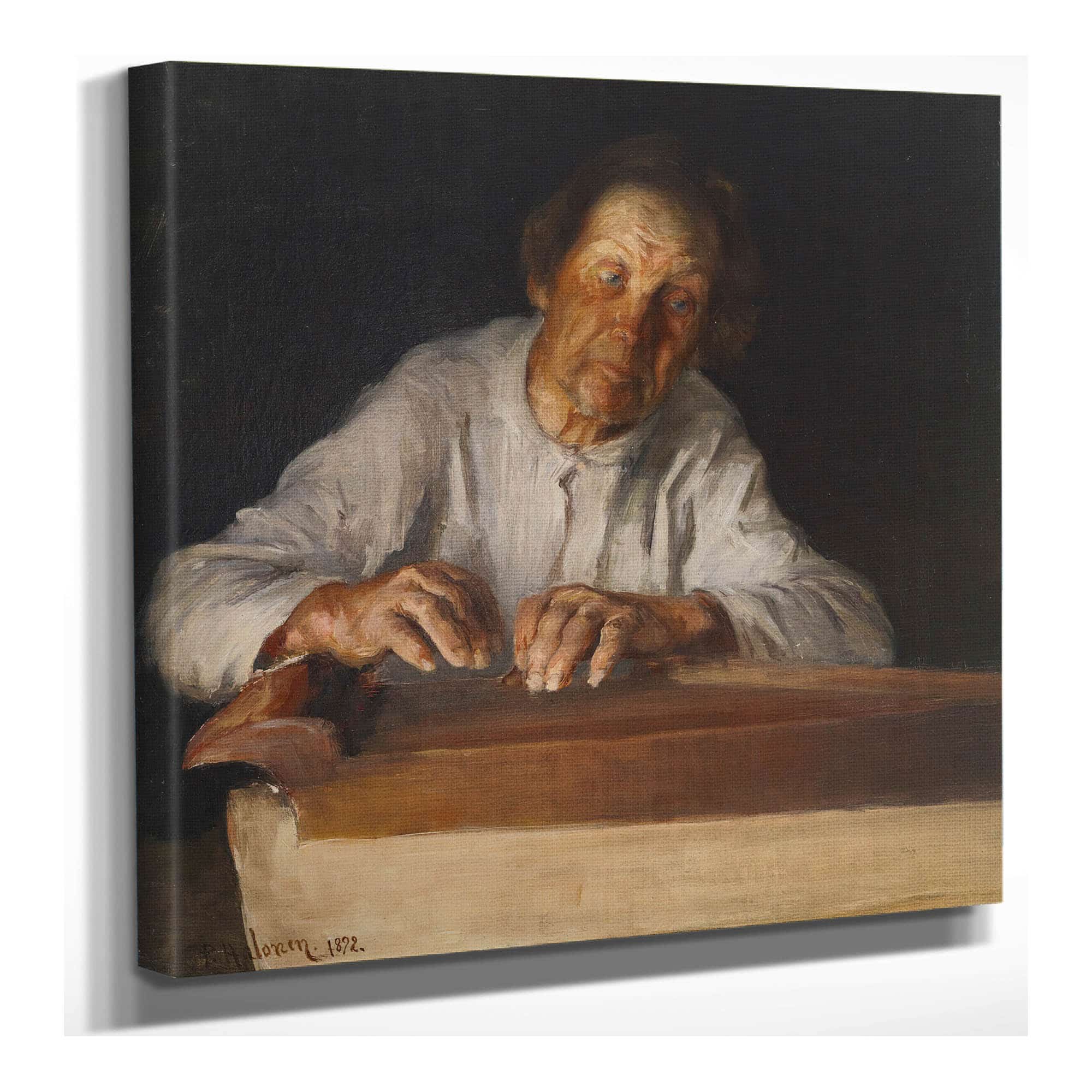 The Kantele Player by Pekka Halonen