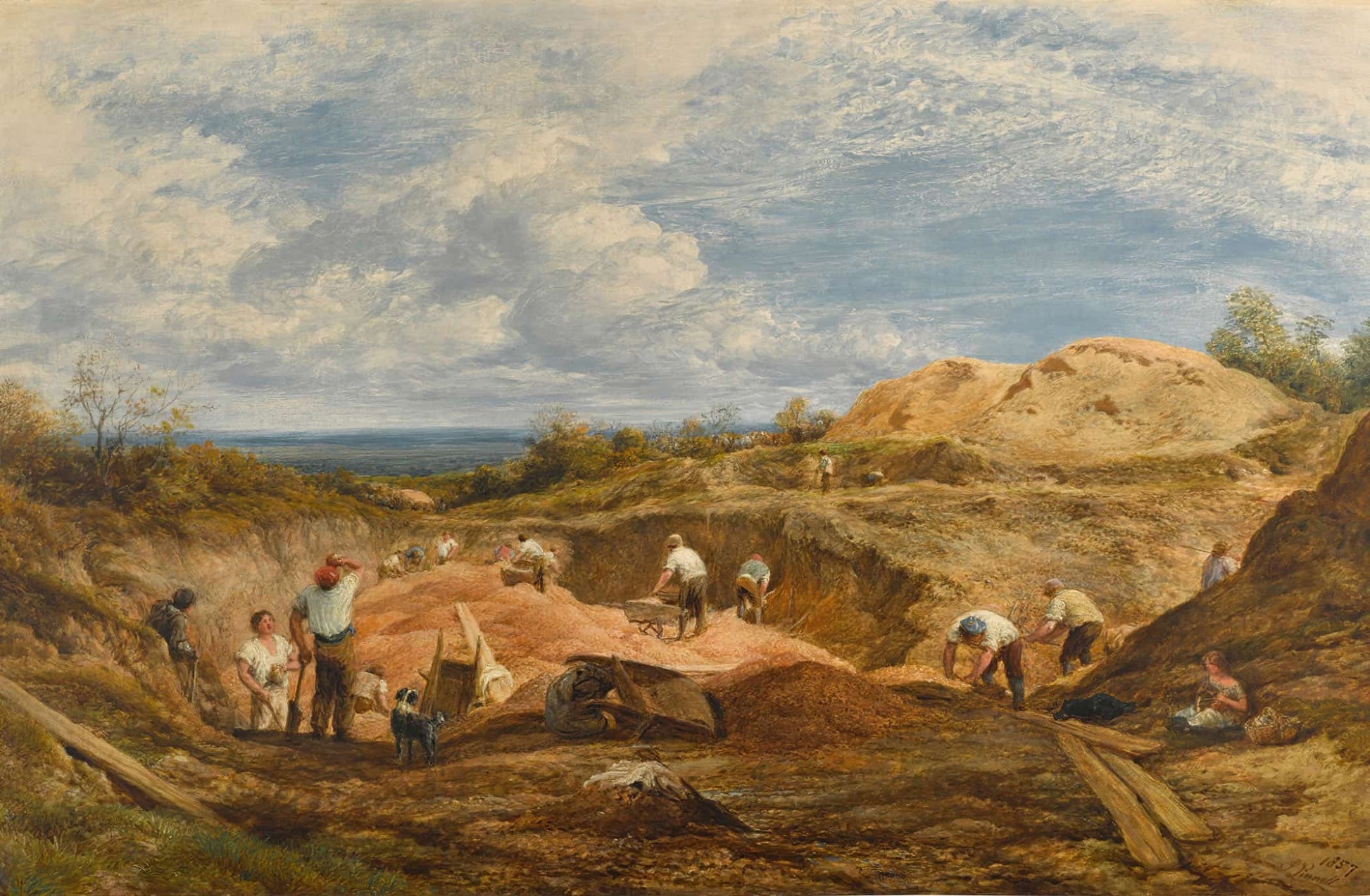 The Kensington Gravel Pits by John Linnell