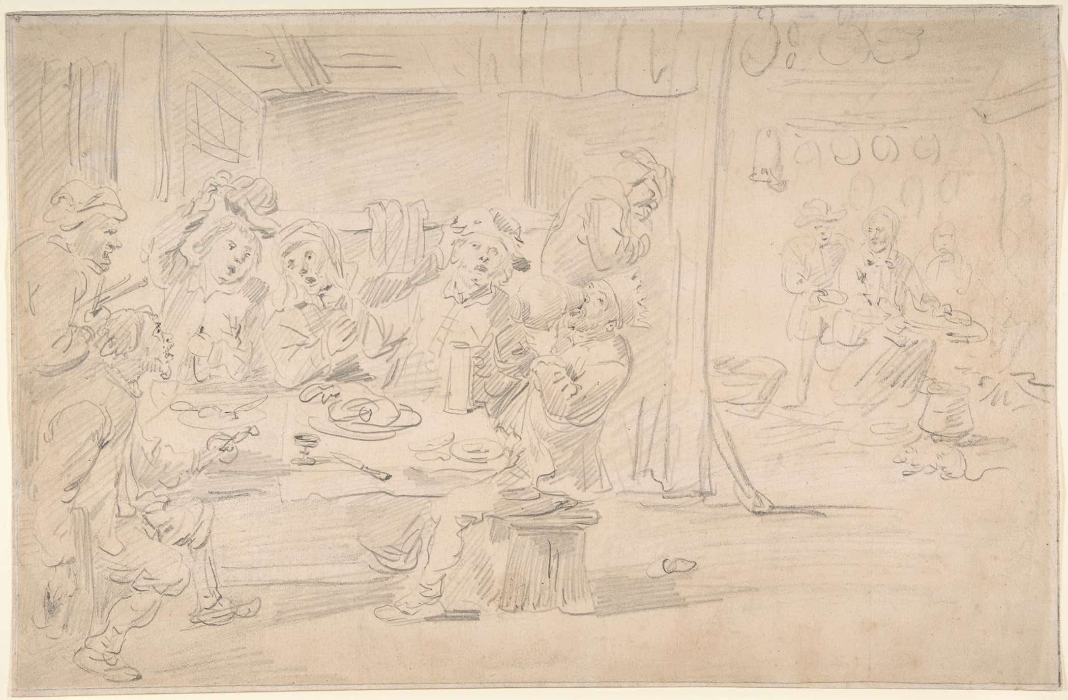 The King Drinks Th Century by David Teniers The Younger