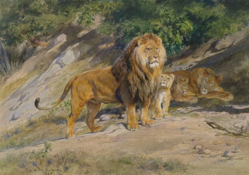 The King Watches by Rosa Bonheur