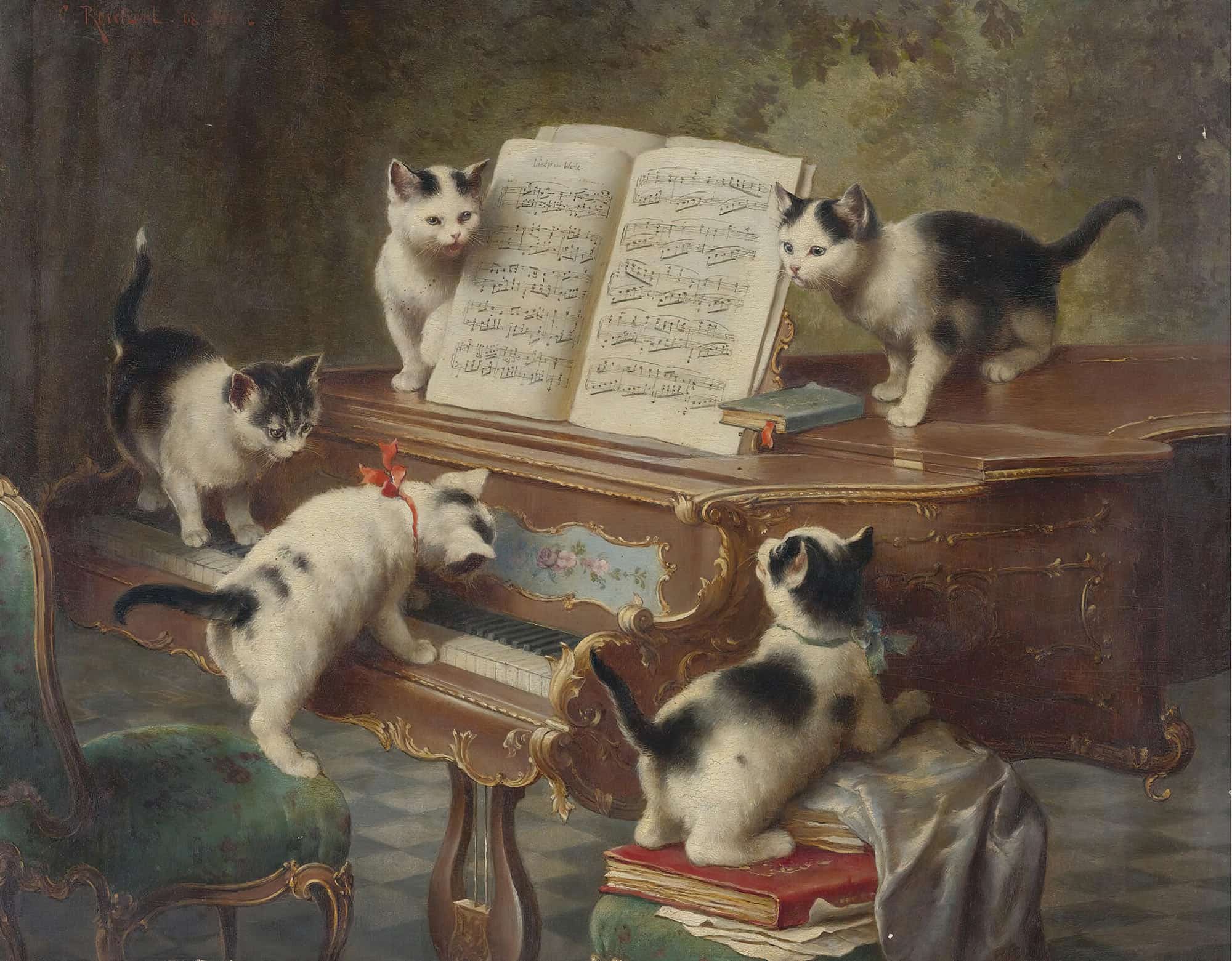 The Kittens Recital by Carl Reichert