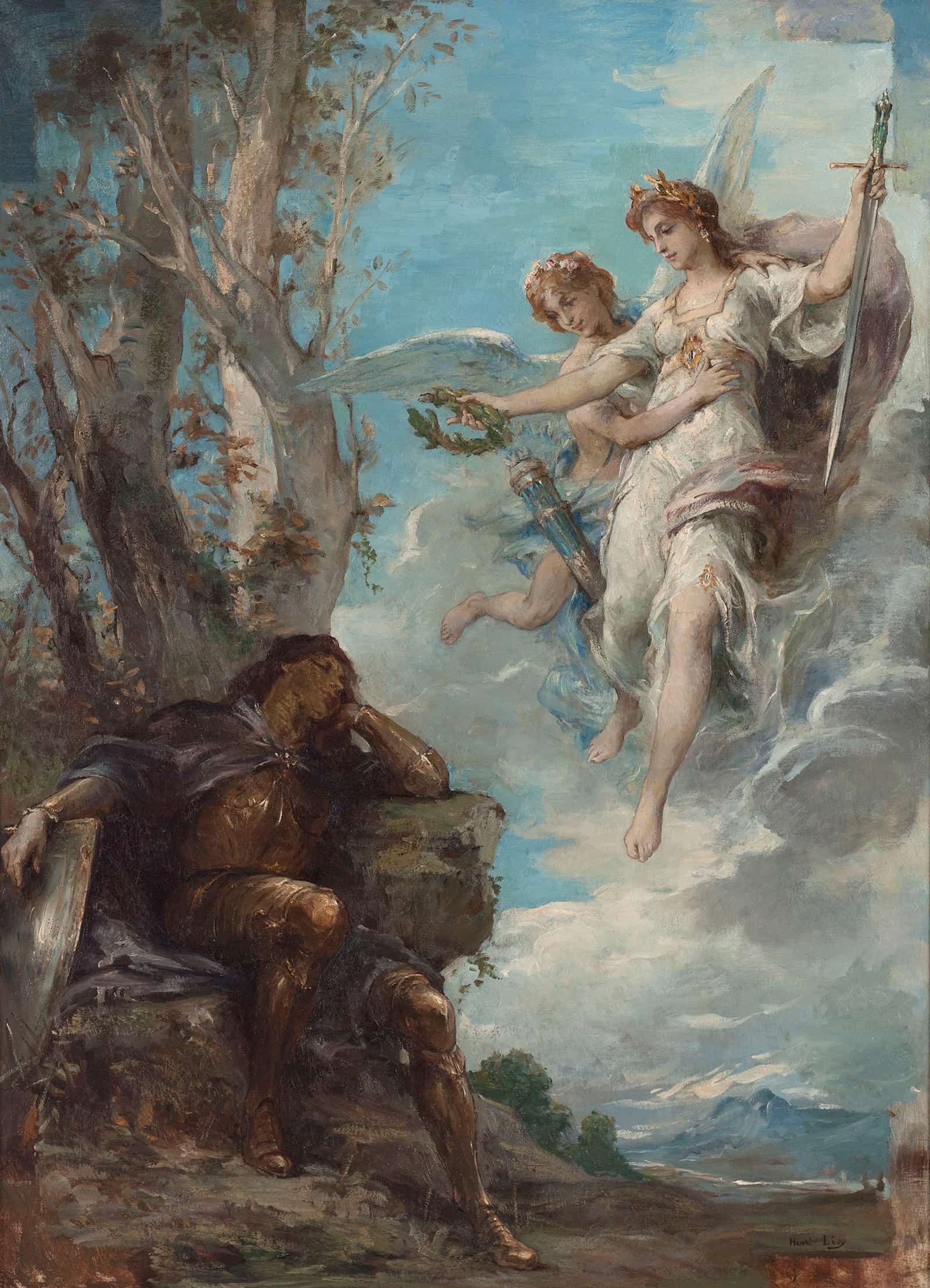 The Knights Dream by Henri Leopold Levy
