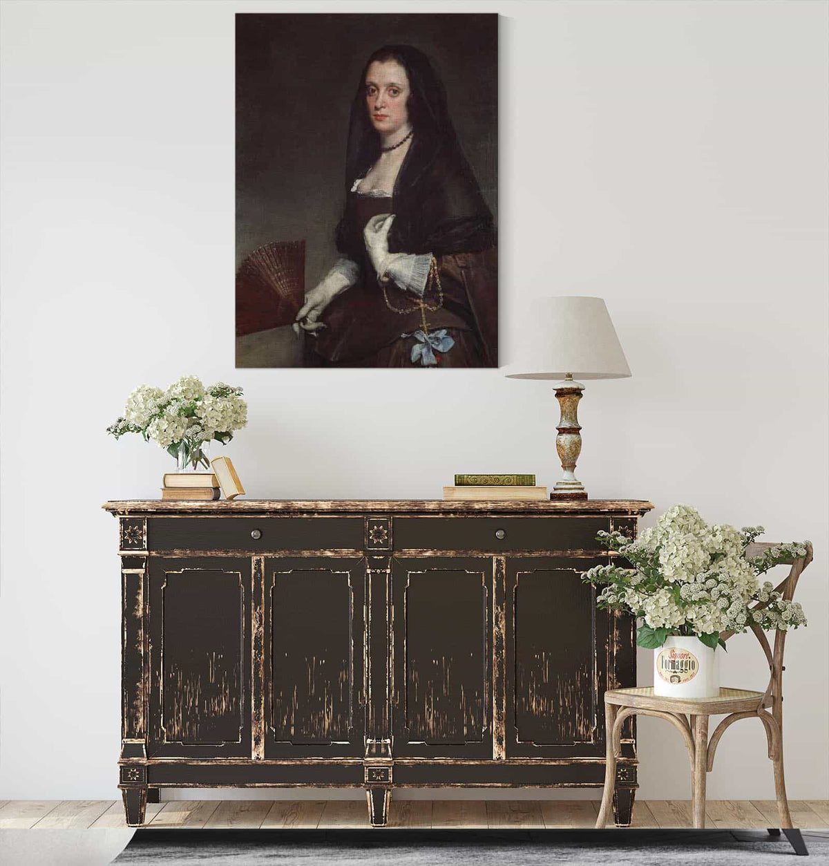 The Lady With A Fan by Diego Velazquez