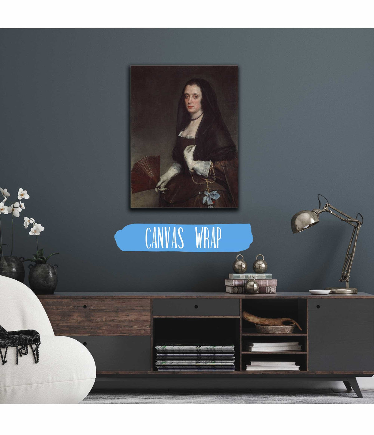 The Lady With A Fan by Diego Velazquez