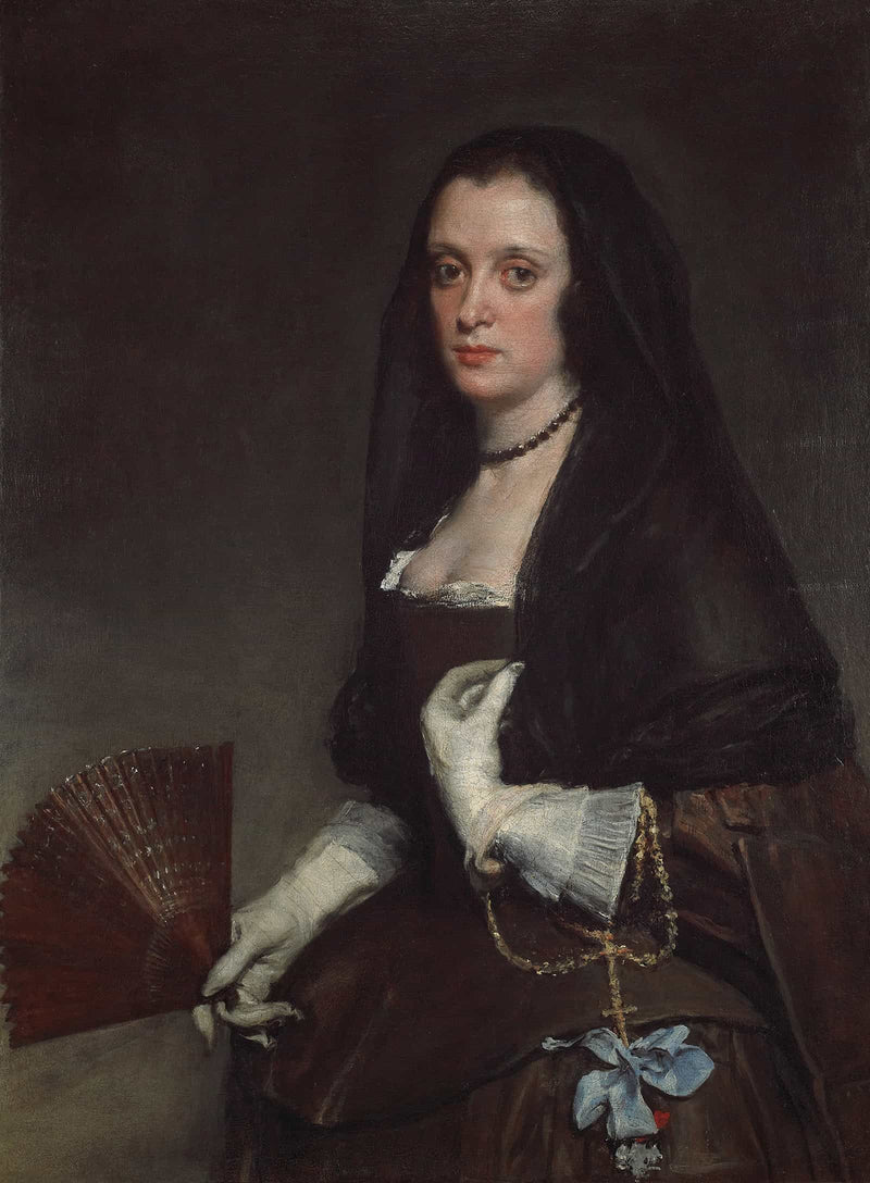 The Lady With A Fan by Diego Velazquez