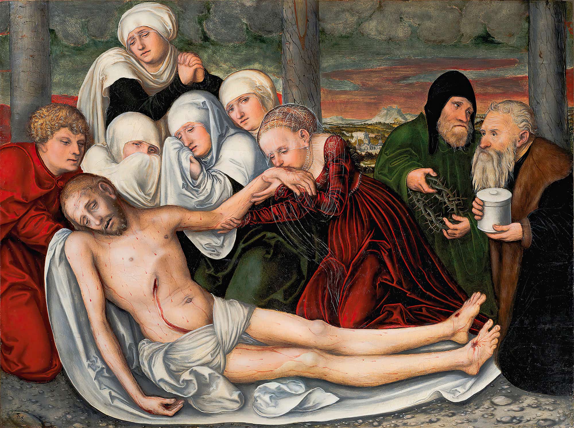 The Lamentation by Lucas Cranach The Elder
