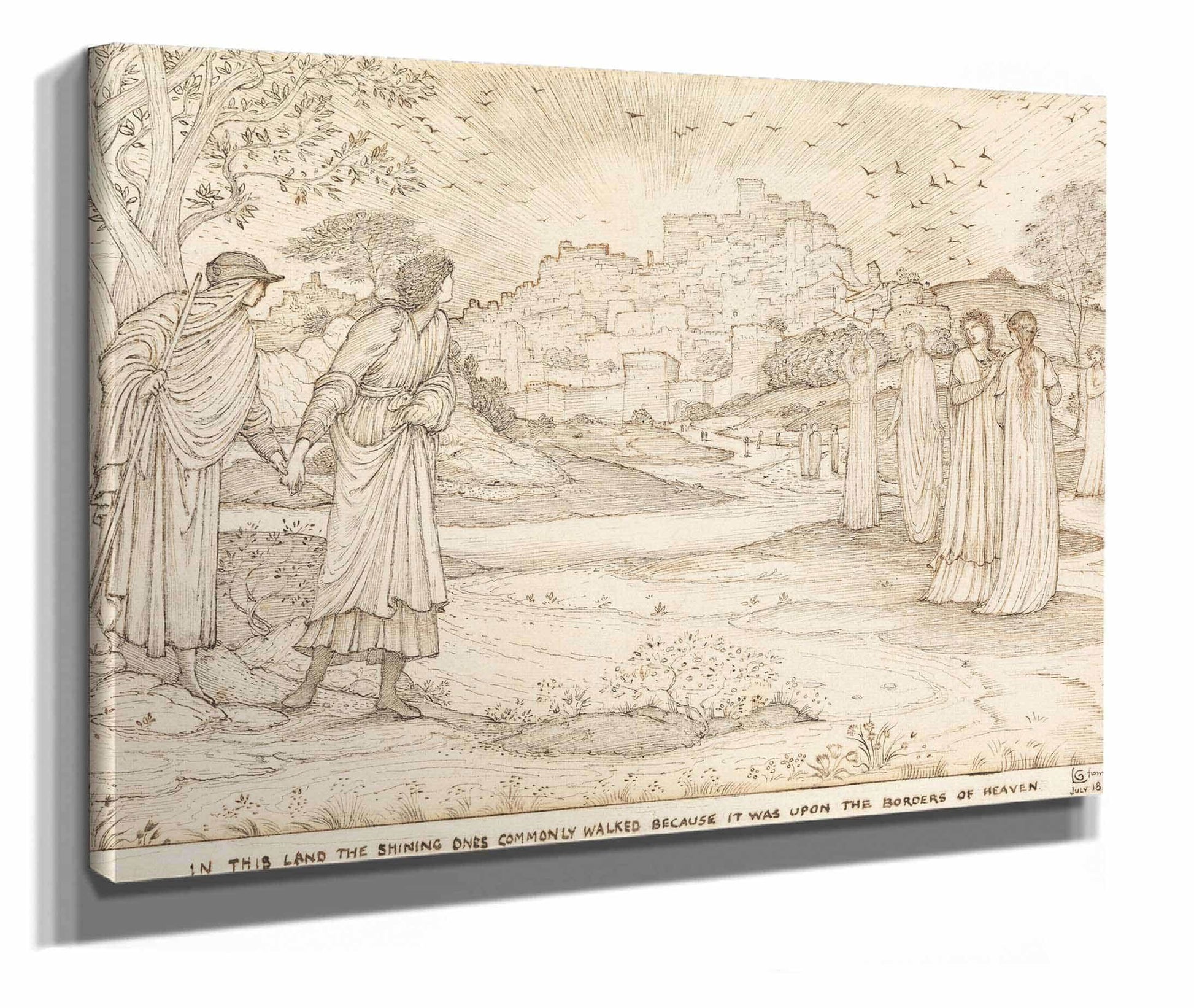 The Land Of Beulah by Sir Edward Coley Burne Jones
