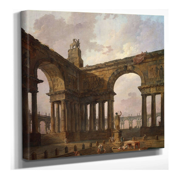 The Landing Place by Hubert Robert