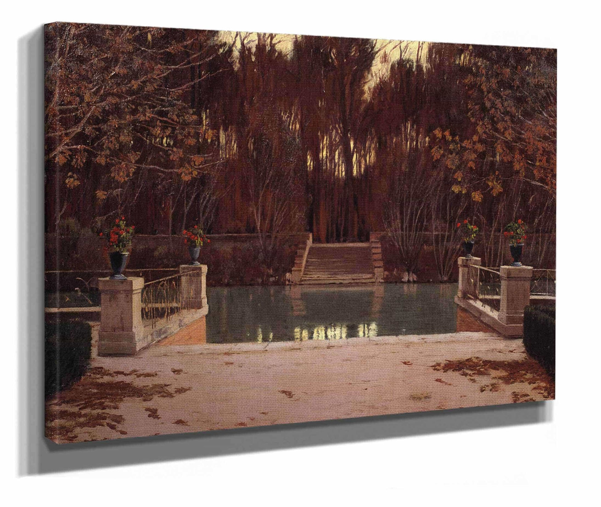 The Landing Stage by Santiago Rusinol