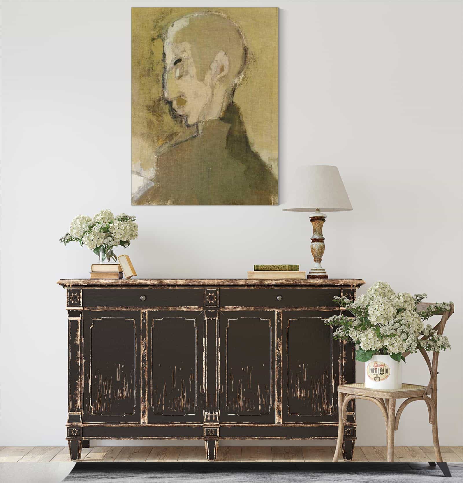 The Landlord Ii Profile Of A Man by Helene Schjerfbeck