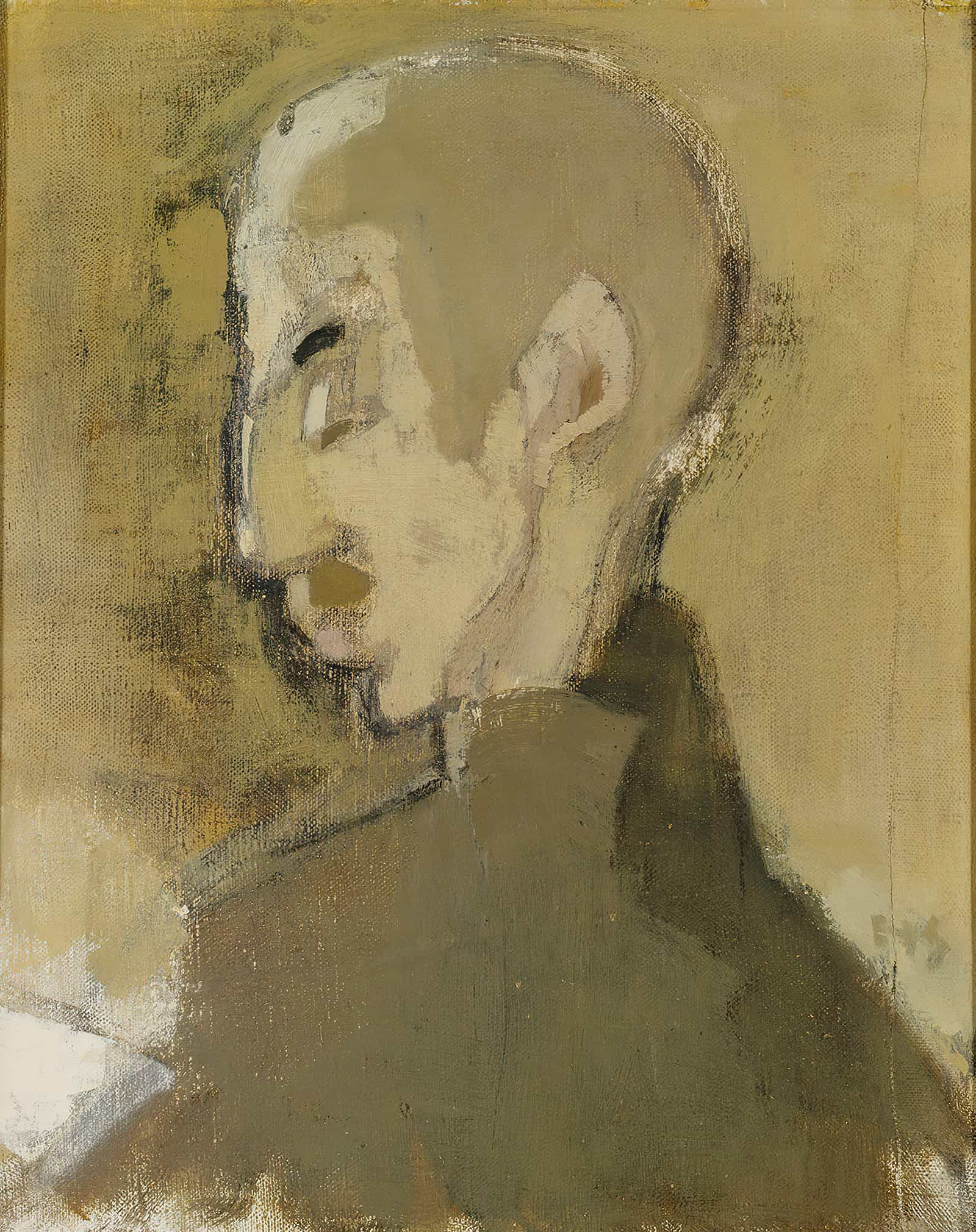 The Landlord Ii Profile Of A Man by Helene Schjerfbeck