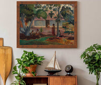 The Large Tree by Paul Gauguin