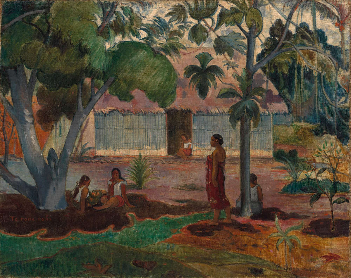 The Large Tree by Paul Gauguin