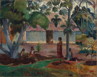 The Large Tree by Paul Gauguin