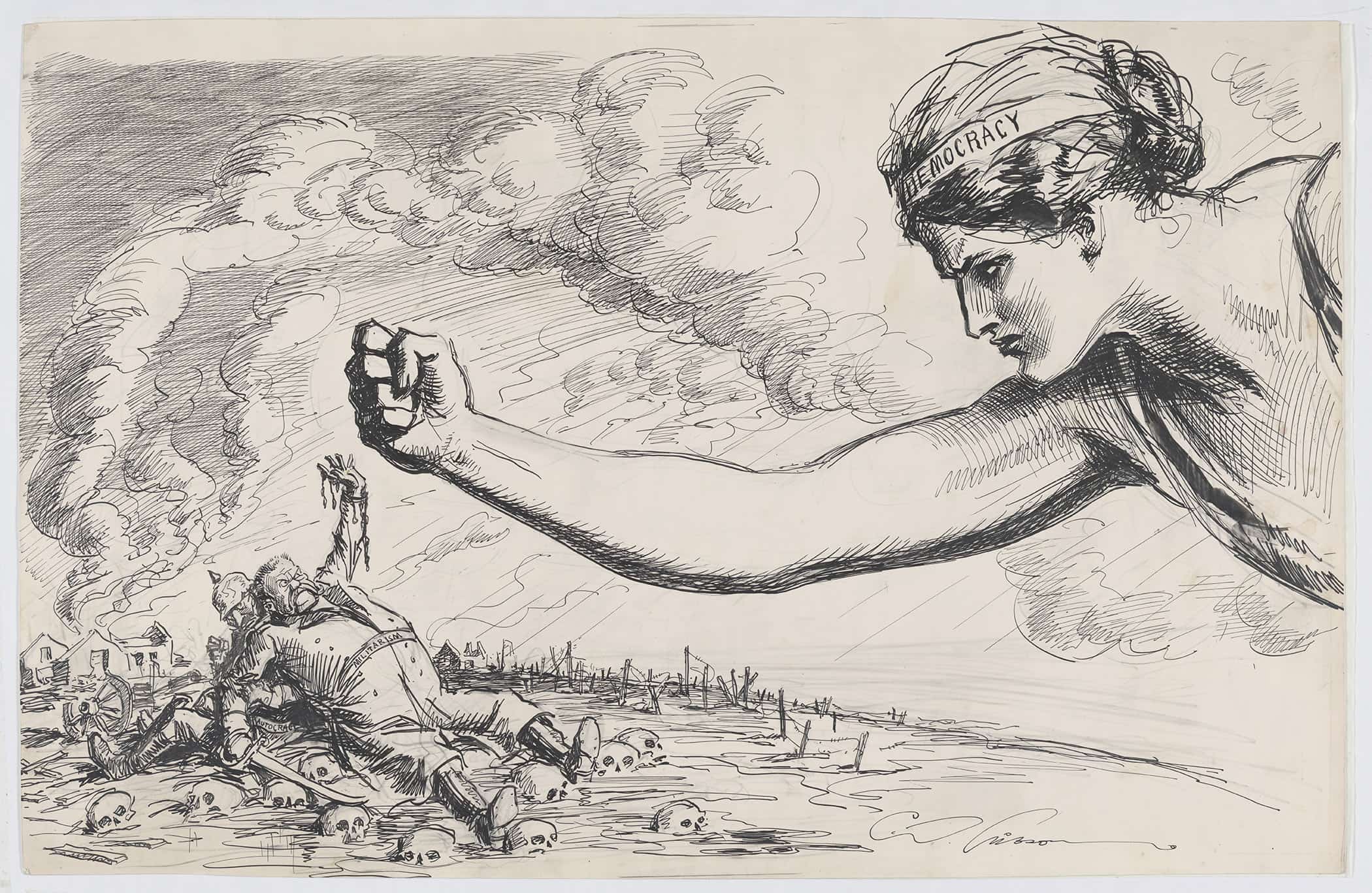 The Last Blow by Charles Dana Gibson