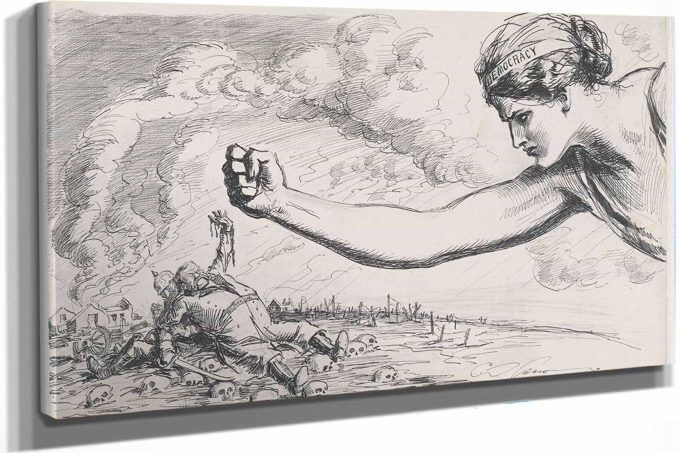 The Last Blow by Charles Dana Gibson