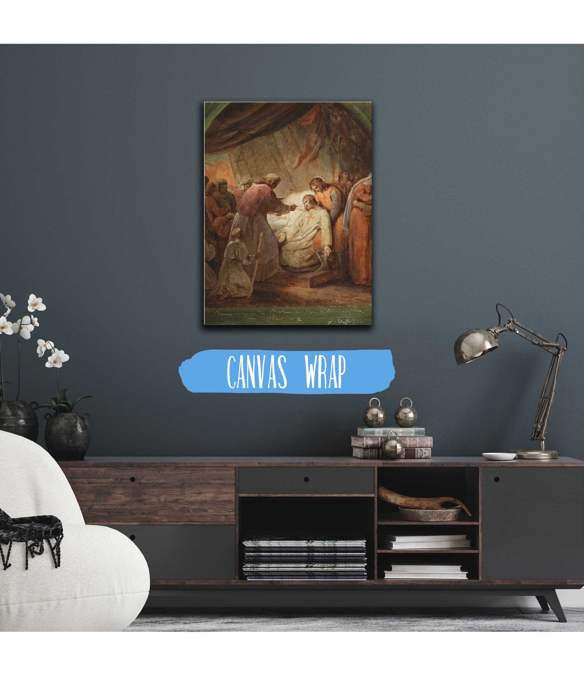 The Last Communion Of Saint Louis by Ary Scheffer