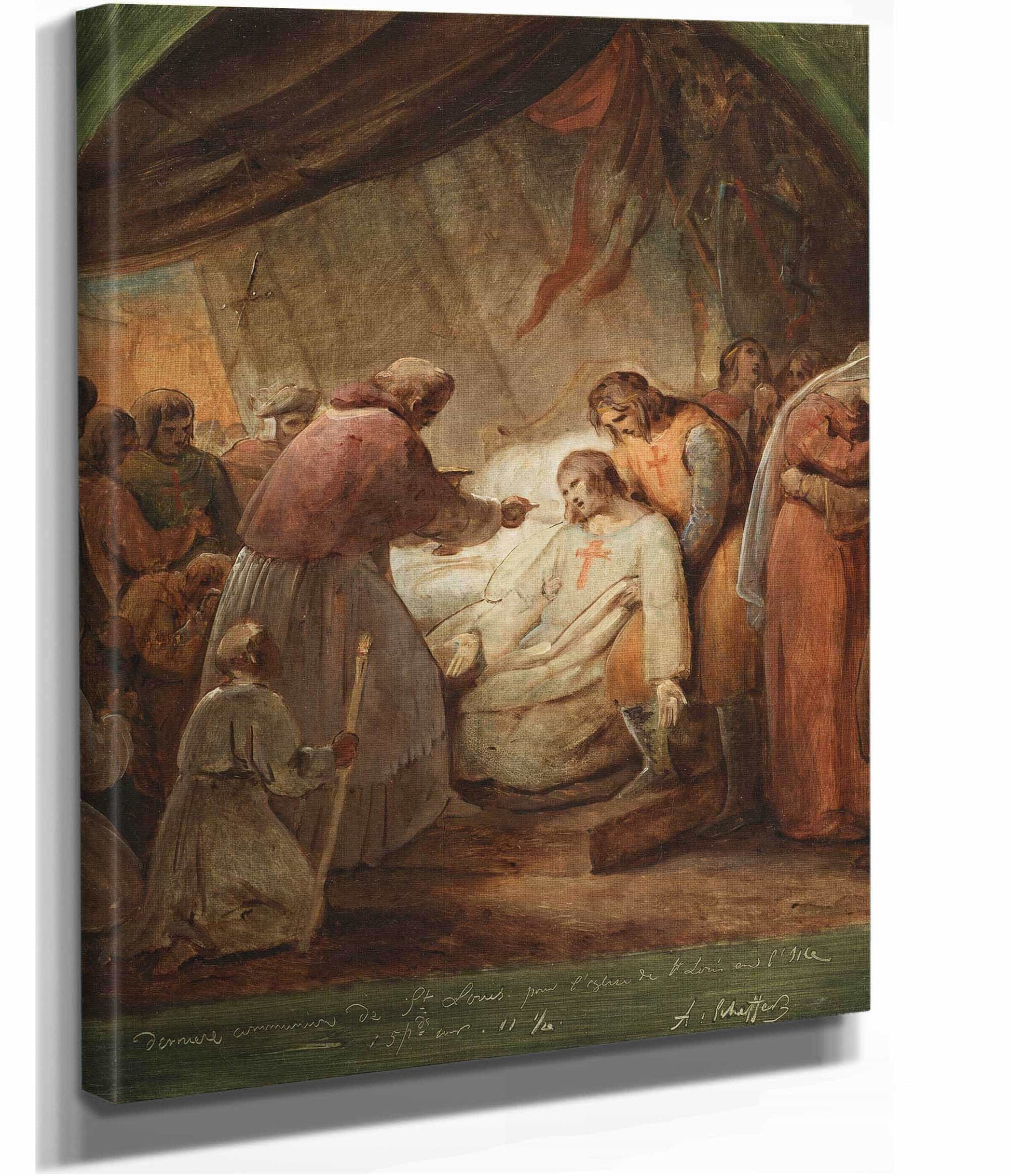The Last Communion Of Saint Louis by Ary Scheffer